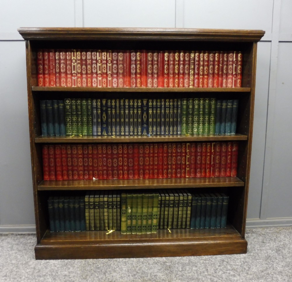 EDWARDIAN OAK BOOKCASE