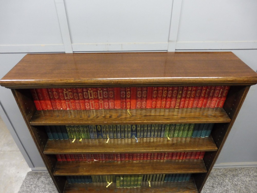 EDWARDIAN OAK BOOKCASE View III