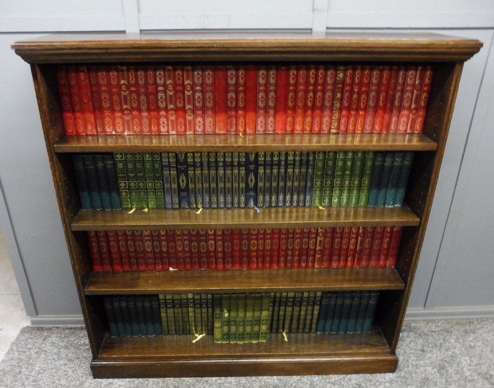 EDWARDIAN OAK BOOKCASE View V