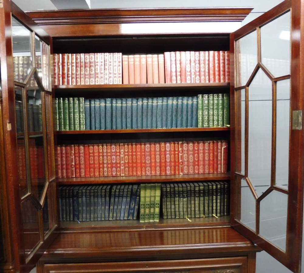VICTORIAN MAHOGANY SECRETAIRE BOOKCASE  View VII