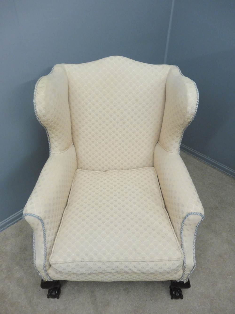 LATE 19TH CENTURY ARMCHAIR WITH BALL AND CLAW FEET View V