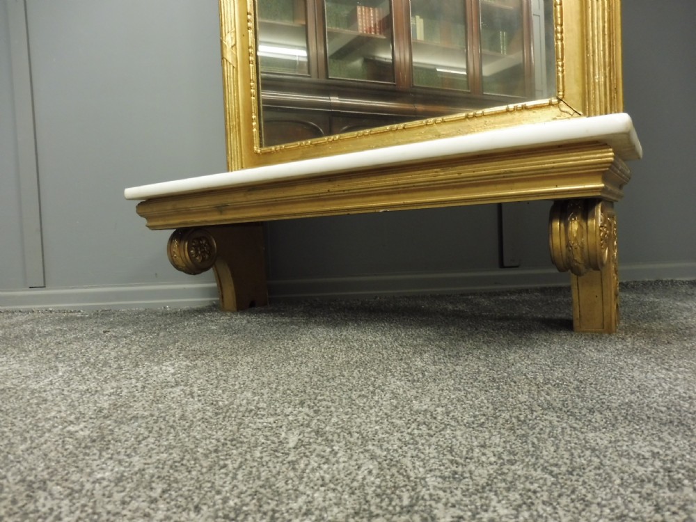 BEAUTIFUL FRENCH GILT HALL MIRROR CIRCA 1900 View III