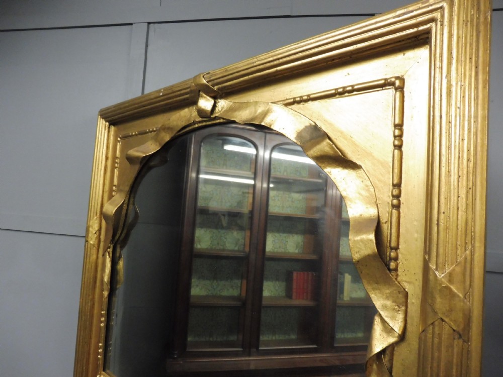 BEAUTIFUL FRENCH GILT HALL MIRROR CIRCA 1900 View VI