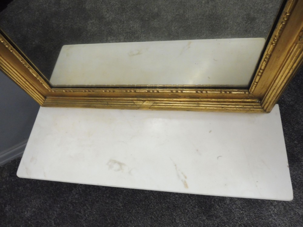 BEAUTIFUL FRENCH GILT HALL MIRROR CIRCA 1900 View VIII