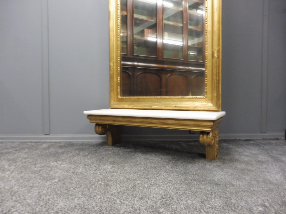 BEAUTIFUL FRENCH GILT HALL MIRROR CIRCA 1900 View IX