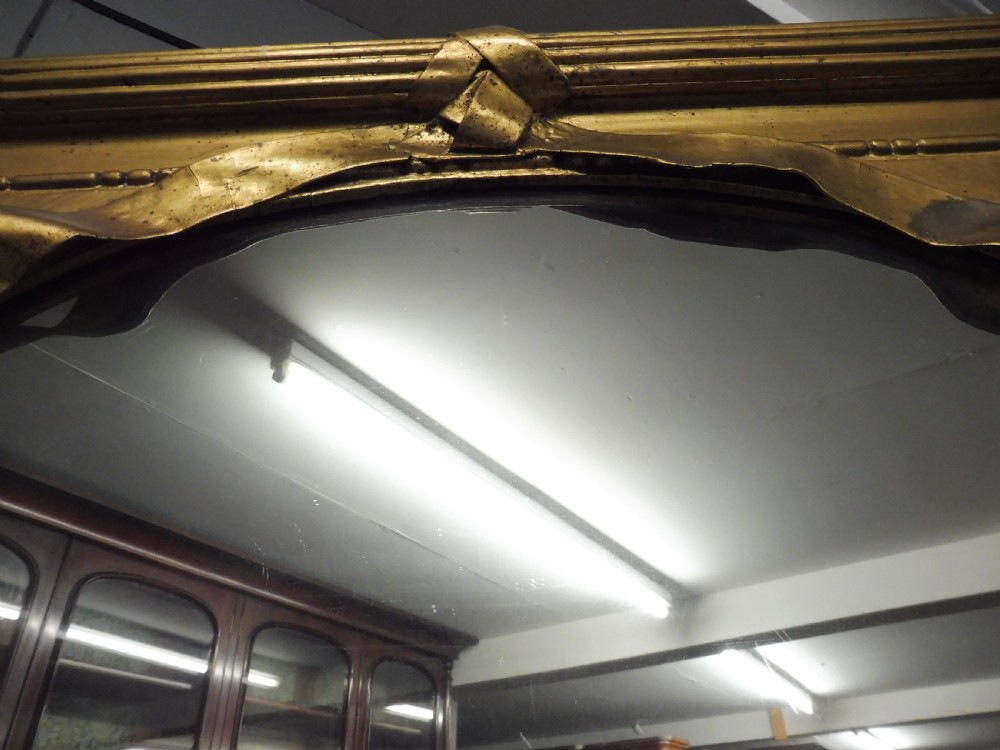BEAUTIFUL FRENCH GILT HALL MIRROR CIRCA 1900 View XI