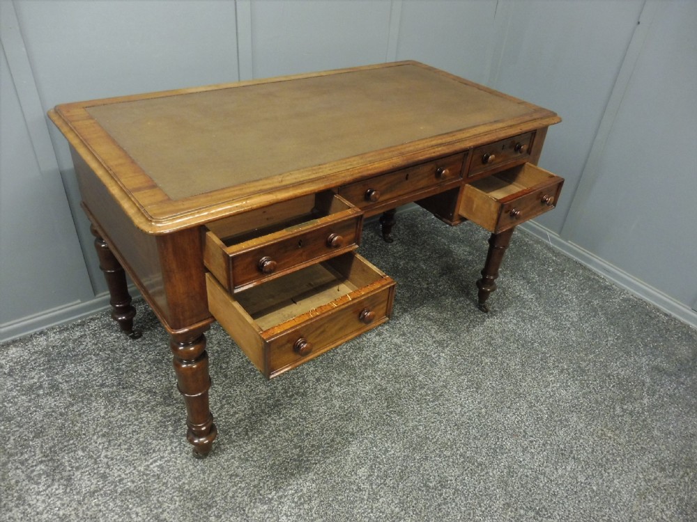 VICTORIAN MAHOGANY DESK View VI