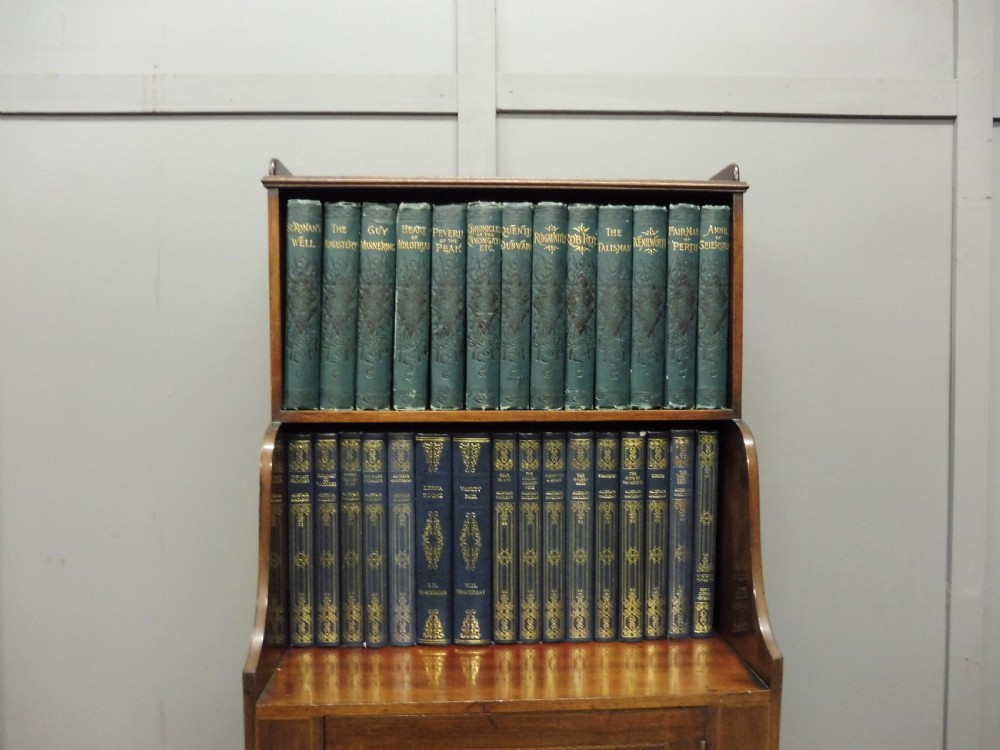 SMALL EDWARDIAN INLAID BOOKCASE View VII