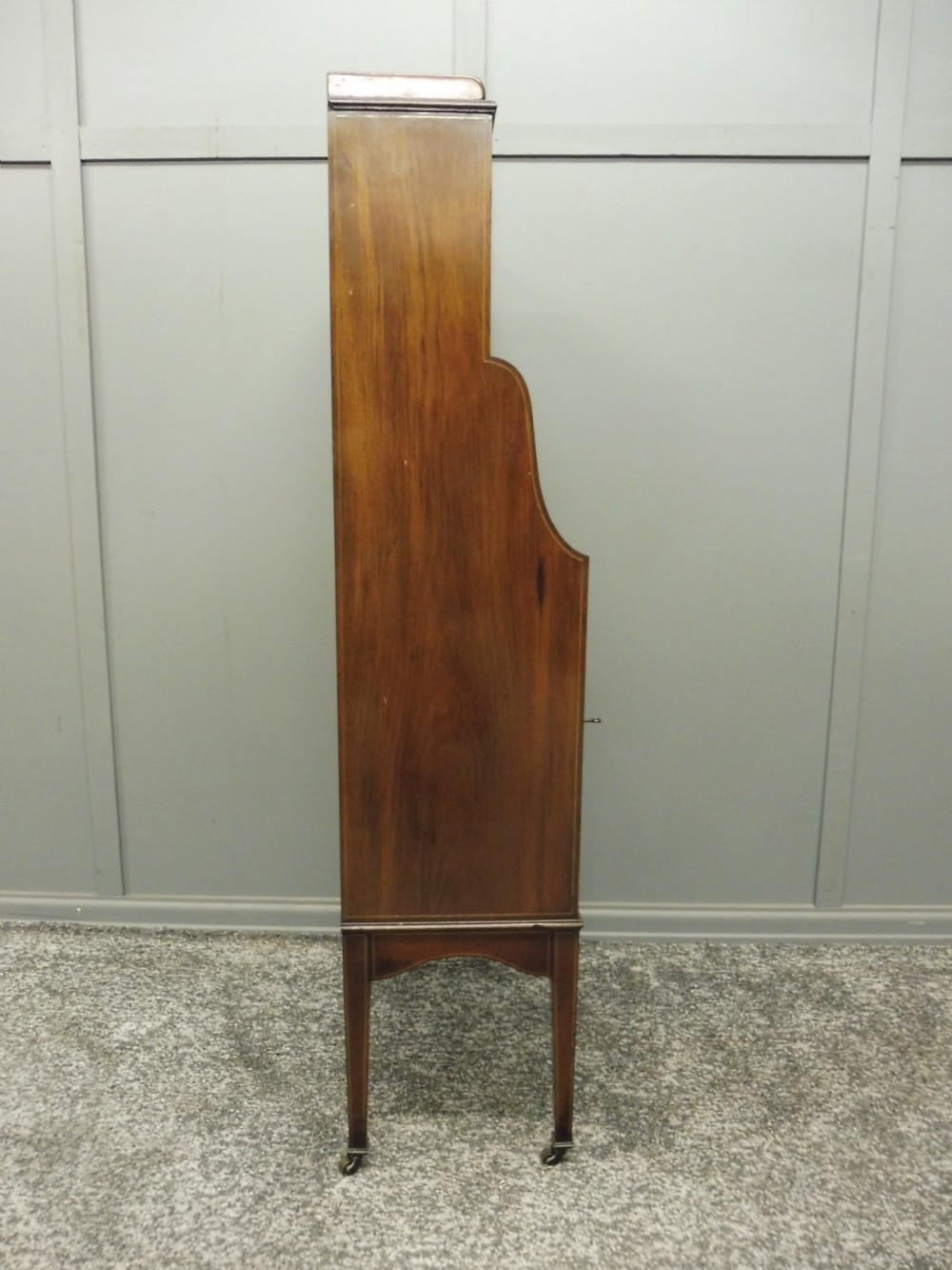 SMALL EDWARDIAN INLAID BOOKCASE View VIII