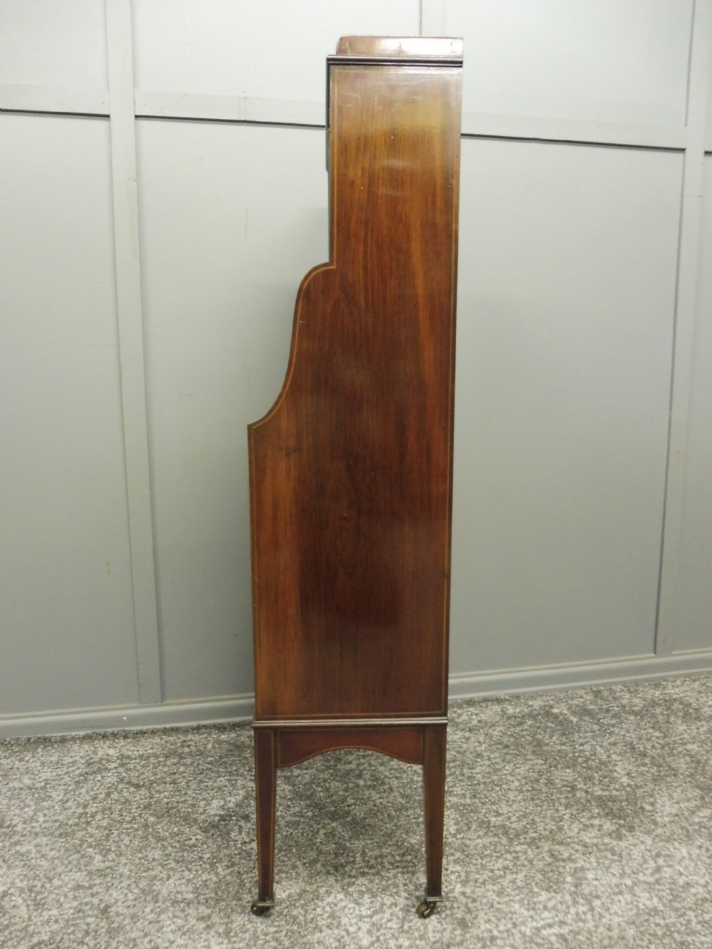SMALL EDWARDIAN INLAID BOOKCASE View X