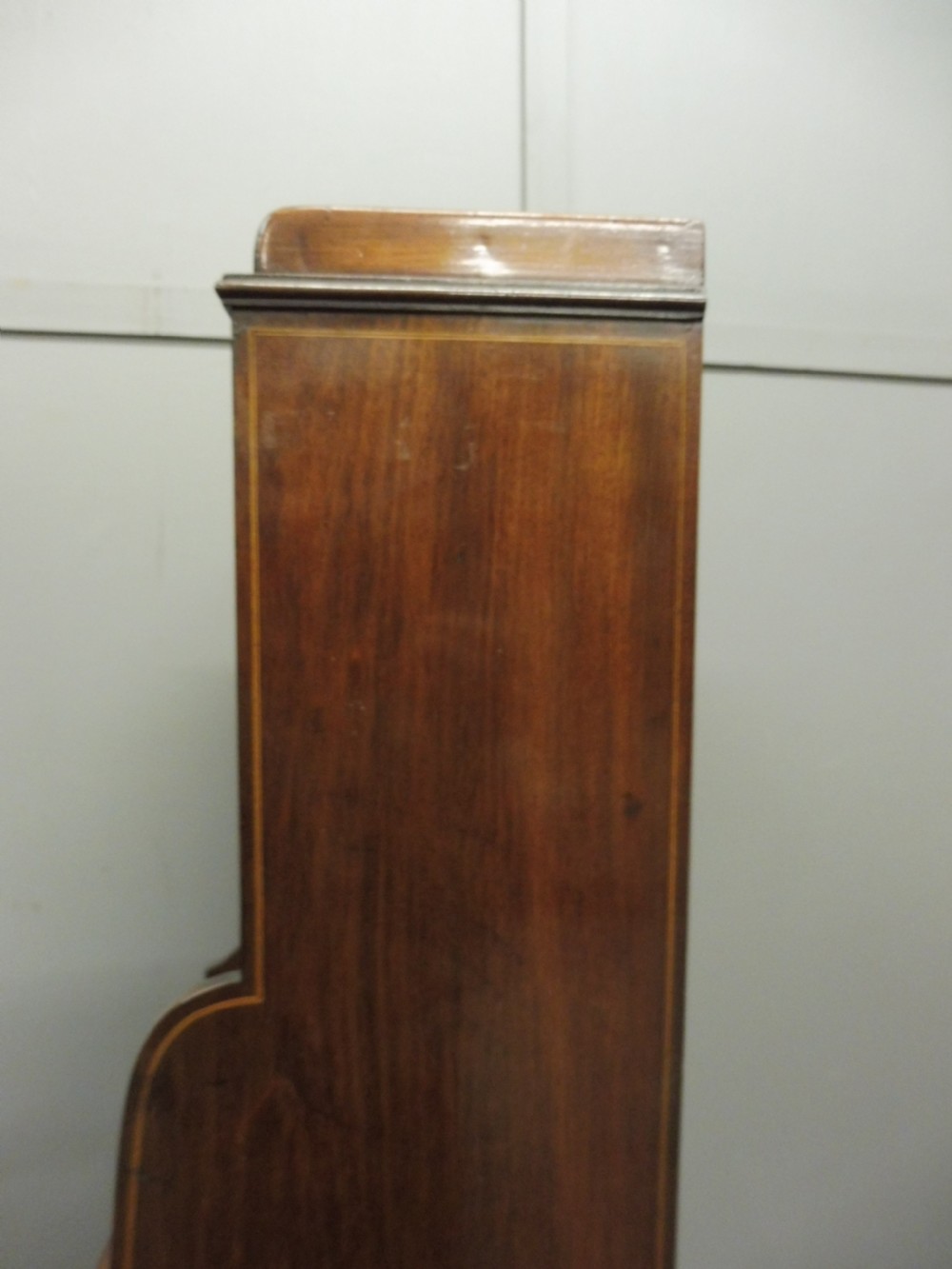 SMALL EDWARDIAN INLAID BOOKCASE View XI