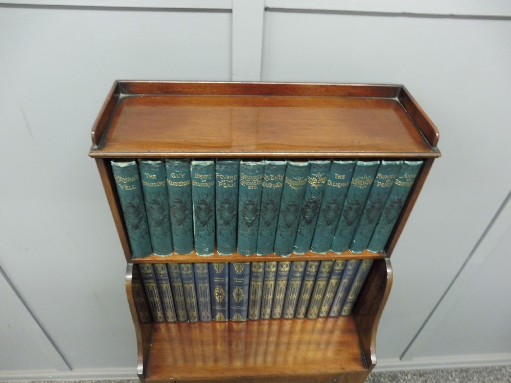 SMALL EDWARDIAN INLAID BOOKCASE View XIII