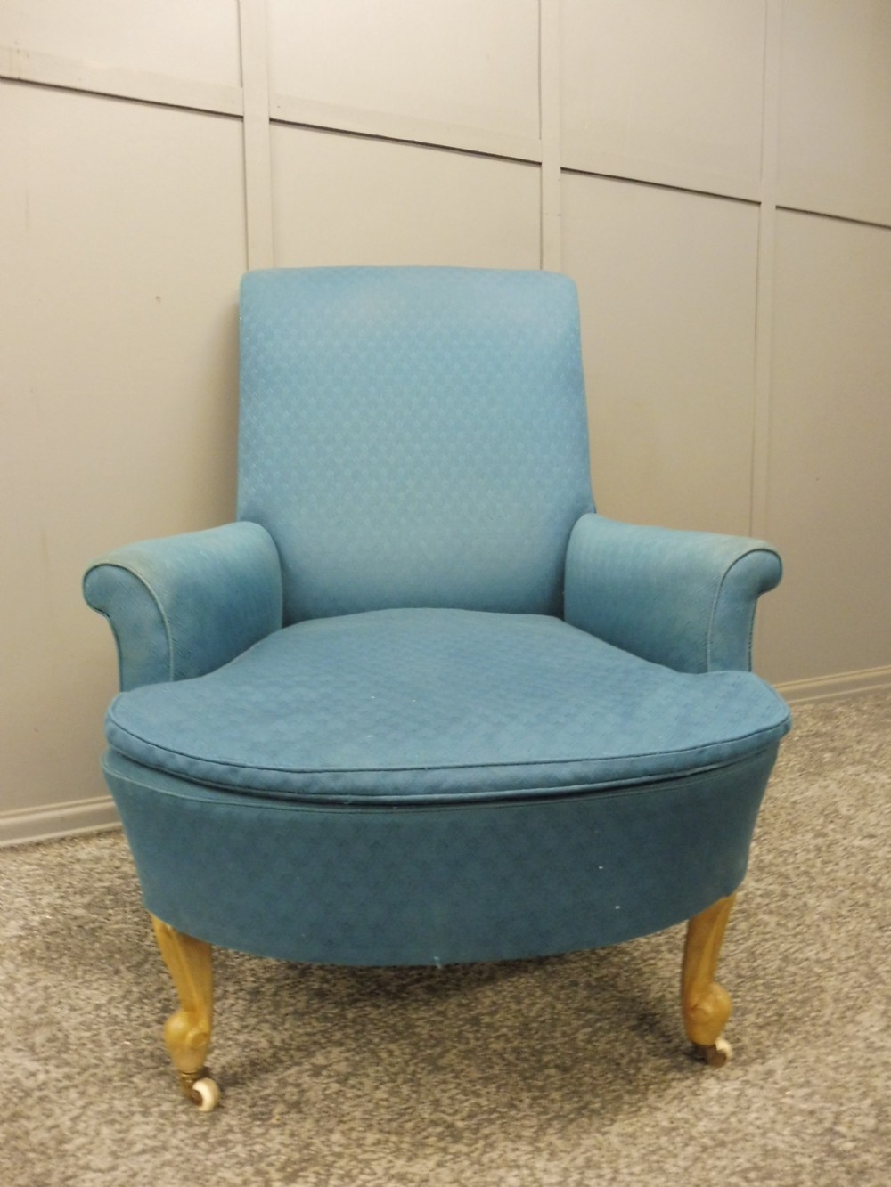 19TH CENTURY ARMCHAIR FOR RECOVERING View II