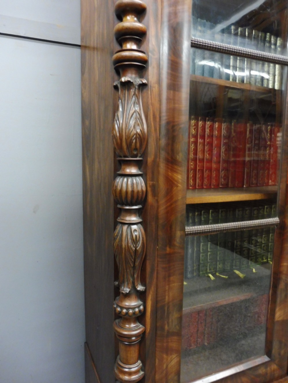 VICTORIAN MAHOGANY BIEDERMEIER BOOKCASE View VI