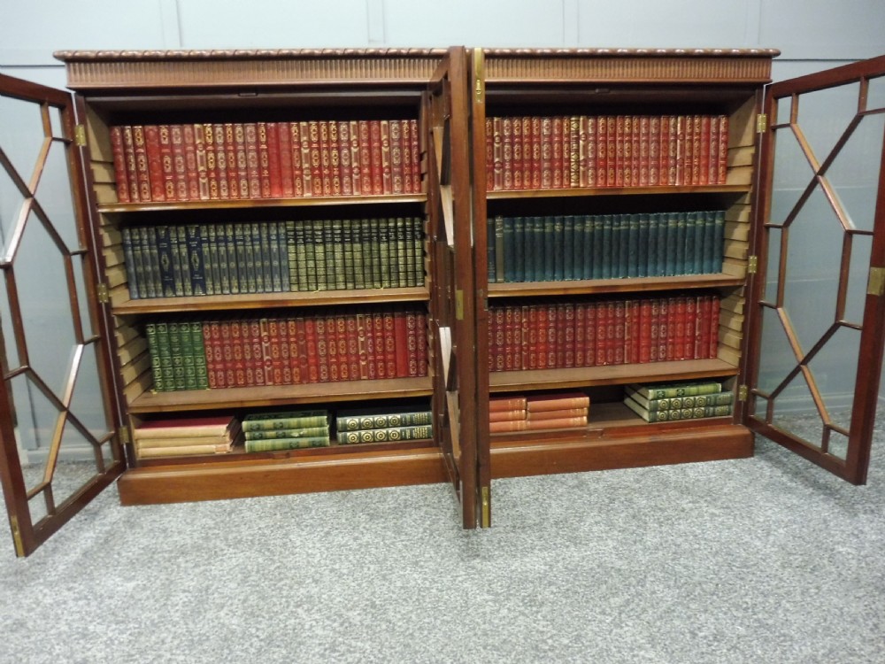 EDWARDIAN MAHOGANY BOOKCASE View VII