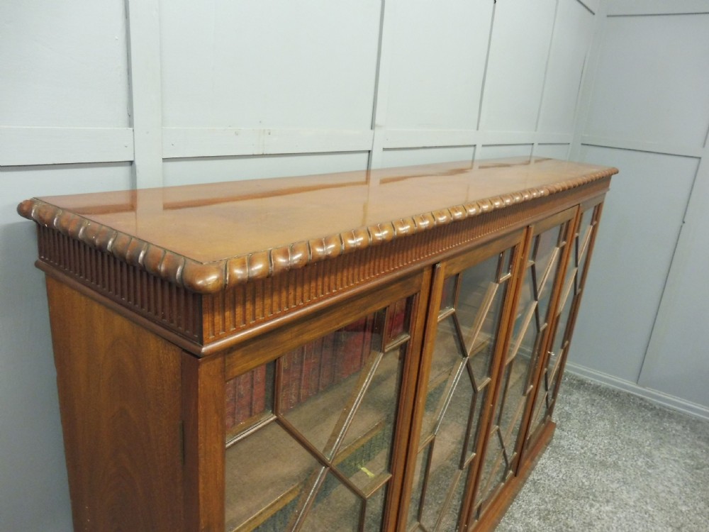 EDWARDIAN MAHOGANY BOOKCASE View VIII