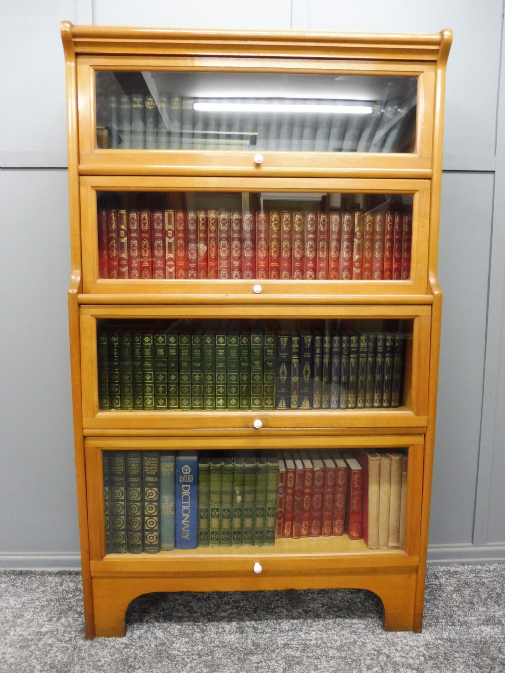 4 HEIGHT LAWYERS SECTIONAL BOOKCASE