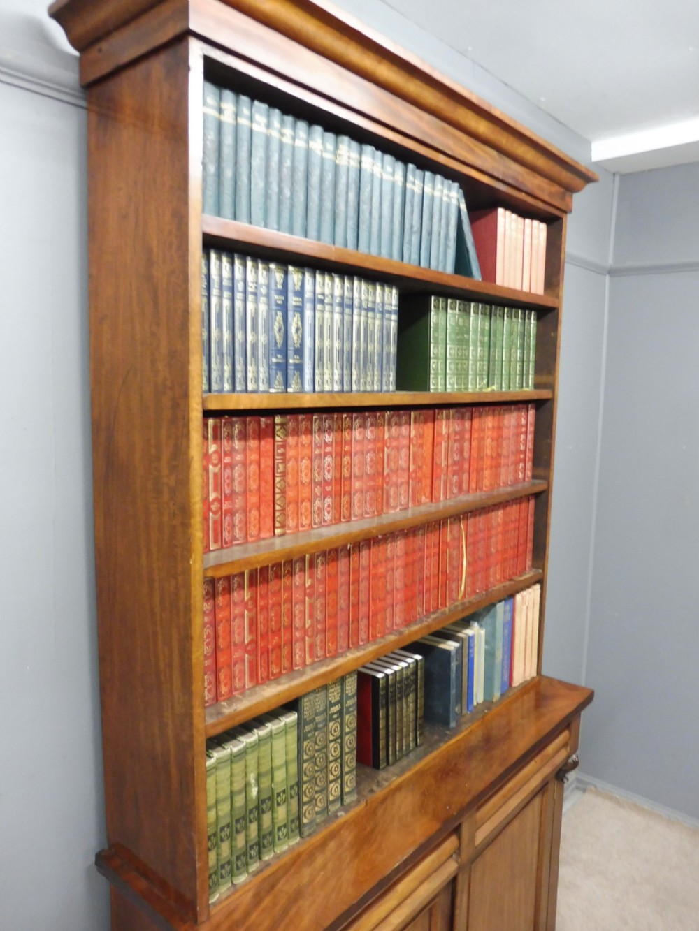 VICTORIAN MAHOGANY BOOKCASE View XII