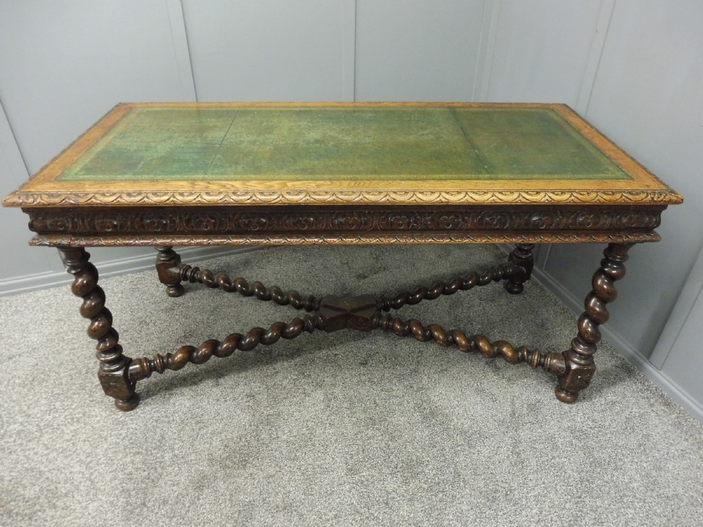 OAK 19TH CENTURY WRITING DESK View II