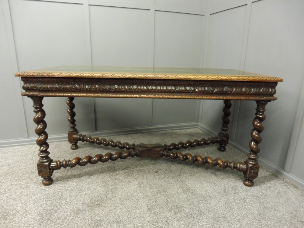 OAK 19TH CENTURY WRITING DESK View III