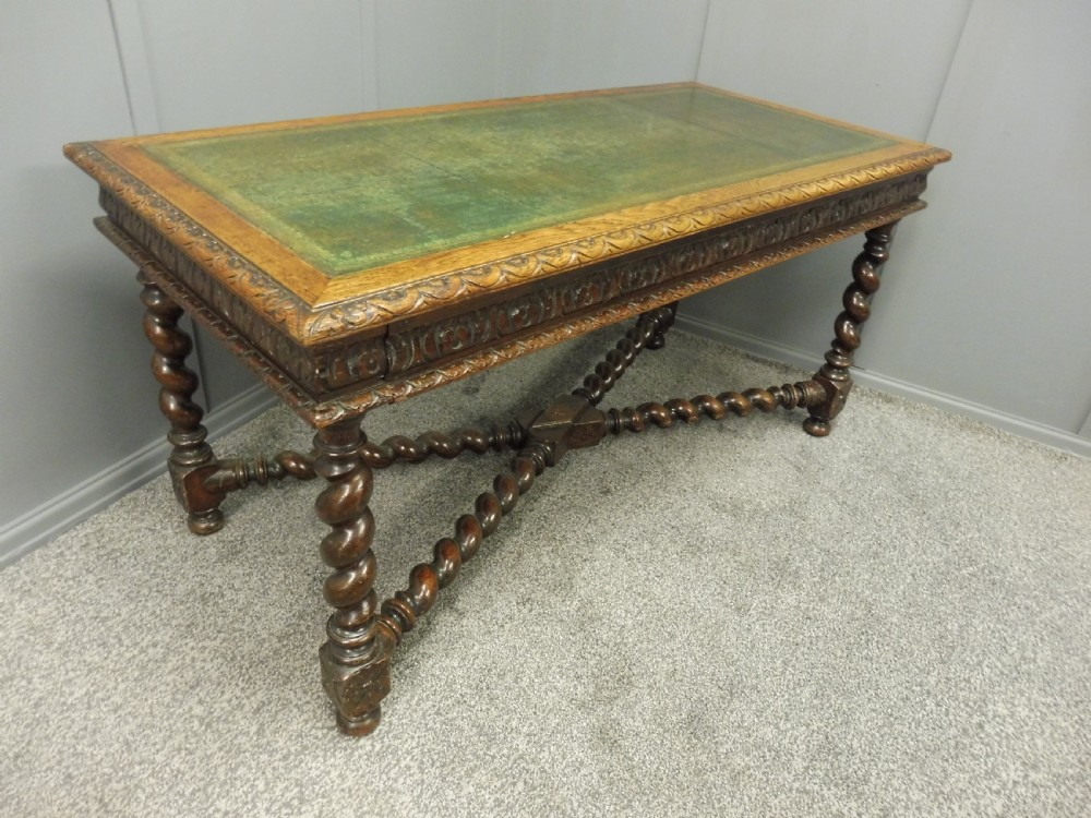OAK 19TH CENTURY WRITING DESK View V