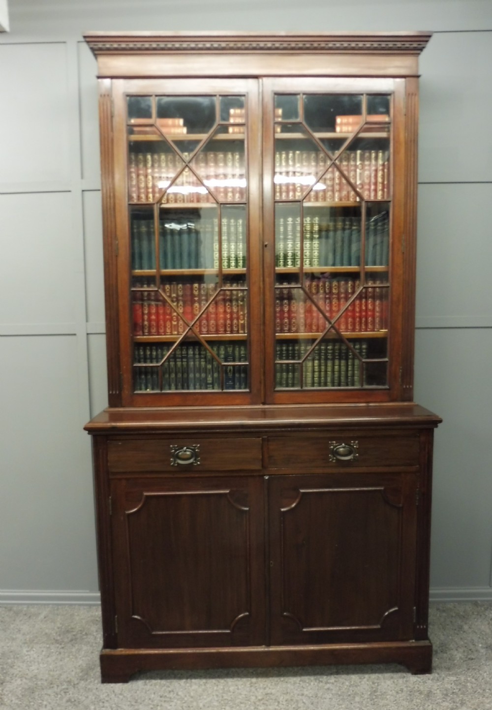 LATE 19TH CENTURY MAHOGANY BOOKCASE View II