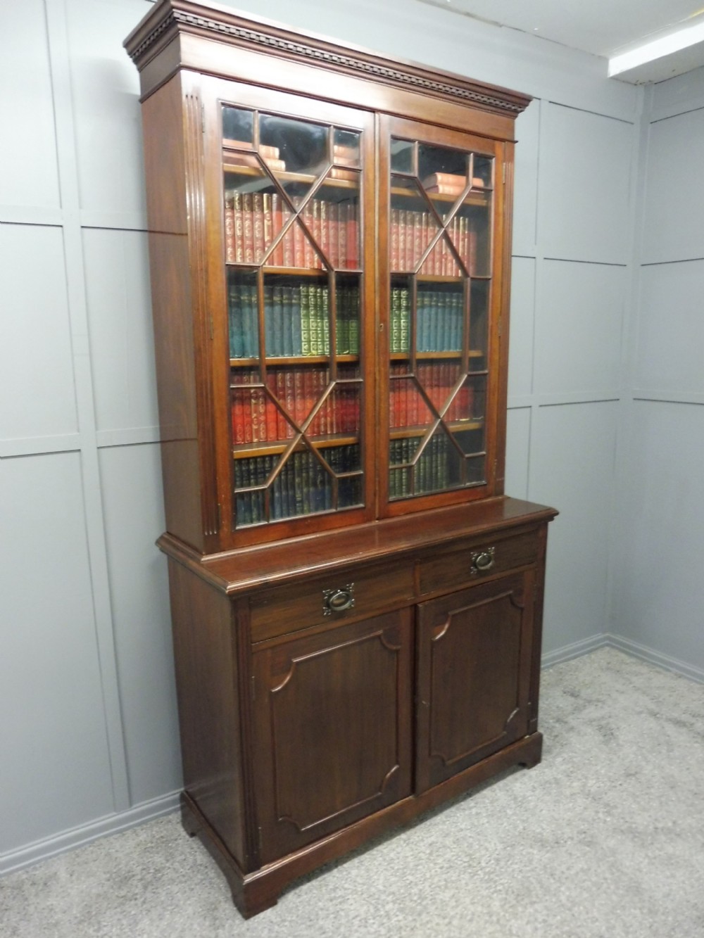 LATE 19TH CENTURY MAHOGANY BOOKCASE View XI