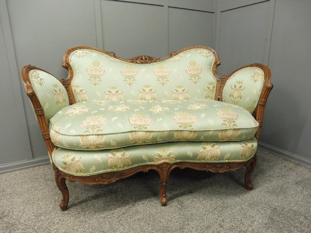 VICTORIAN CARVED SHOW FRAME SOFA View II