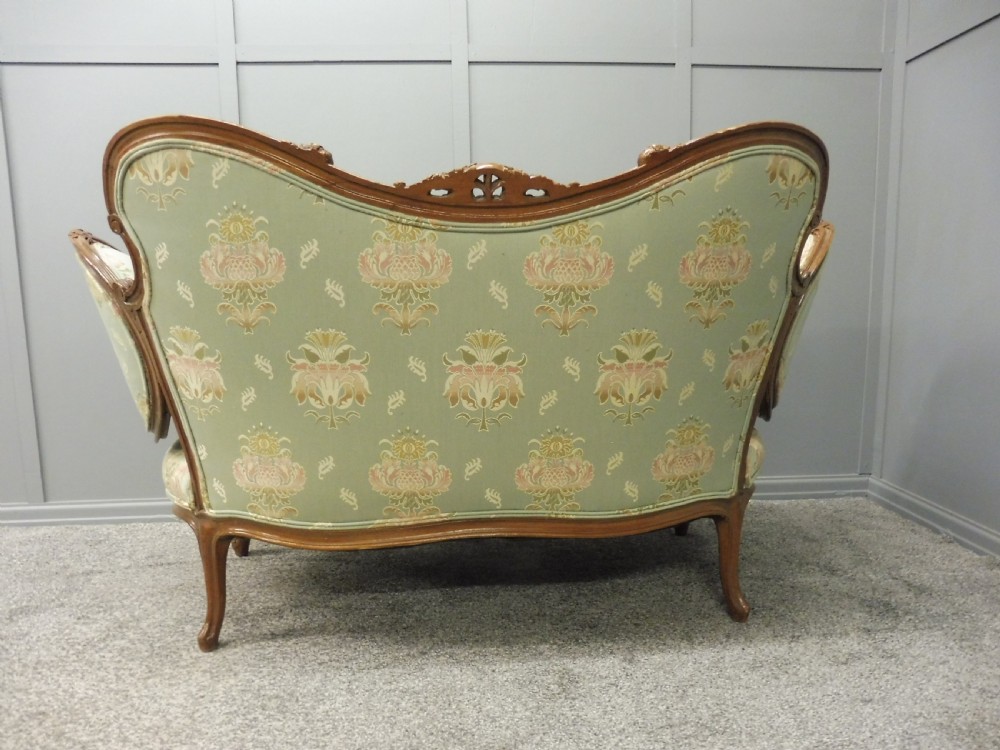 VICTORIAN CARVED SHOW FRAME SOFA View VI