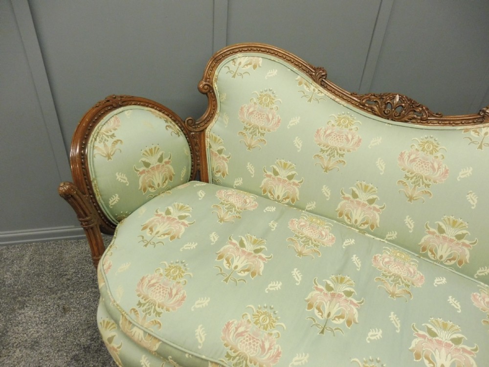 VICTORIAN CARVED SHOW FRAME SOFA View IX