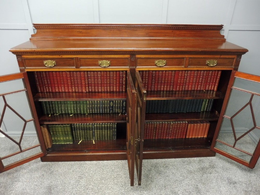 EDWARDIAN MAHOGANY BOOKCASE View X
