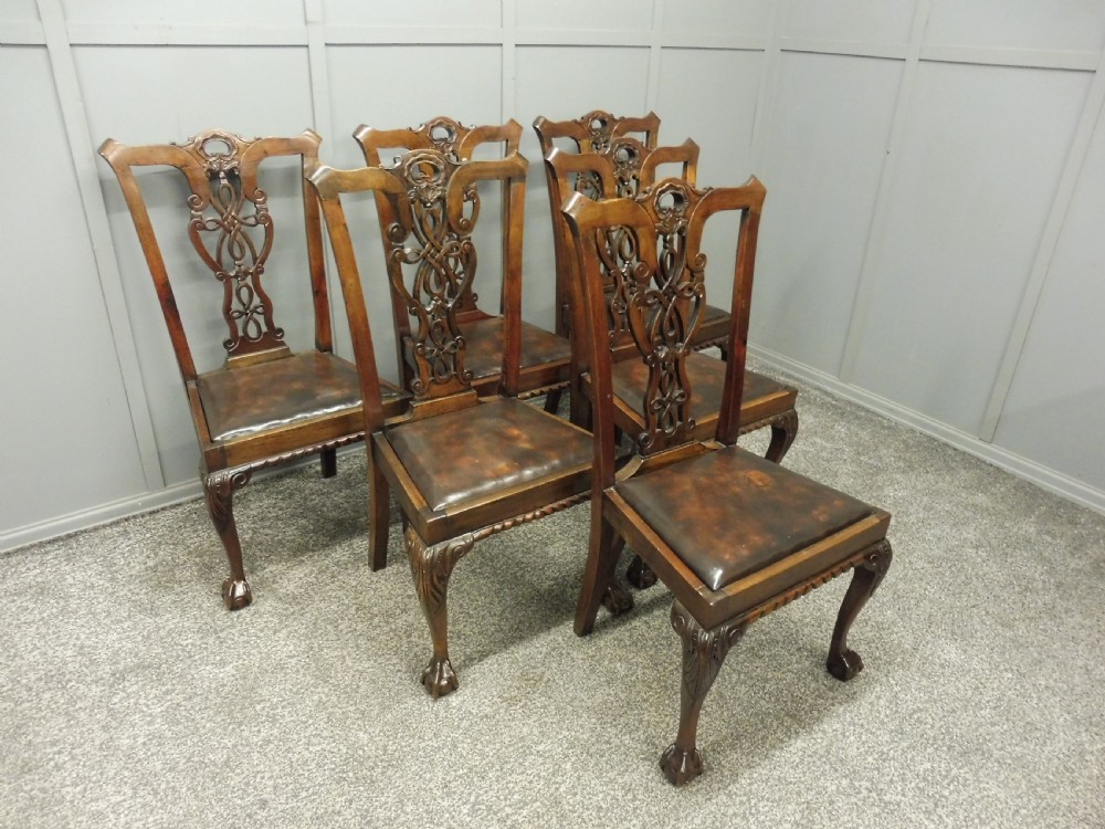 SET OF SIX LATE 19TH CENTURY DINING CHAIRS View II