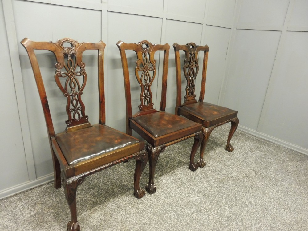 SET OF SIX LATE 19TH CENTURY DINING CHAIRS View V