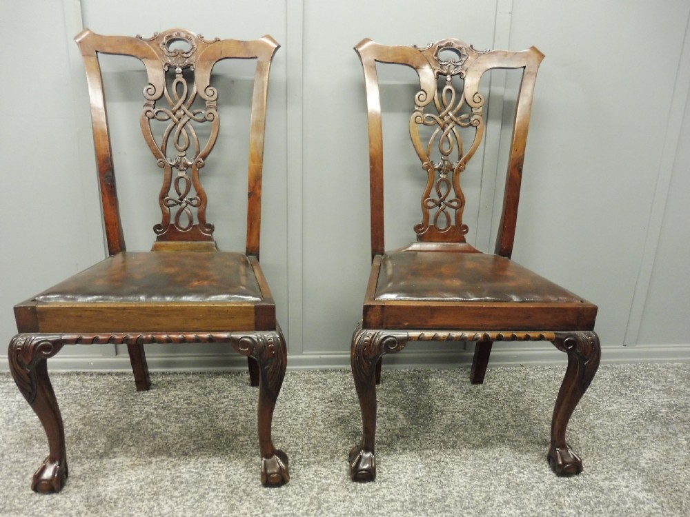 SET OF SIX LATE 19TH CENTURY DINING CHAIRS View VI