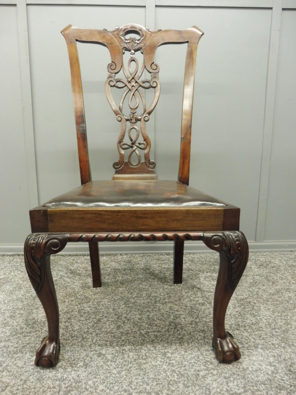 SET OF SIX LATE 19TH CENTURY DINING CHAIRS View VIII