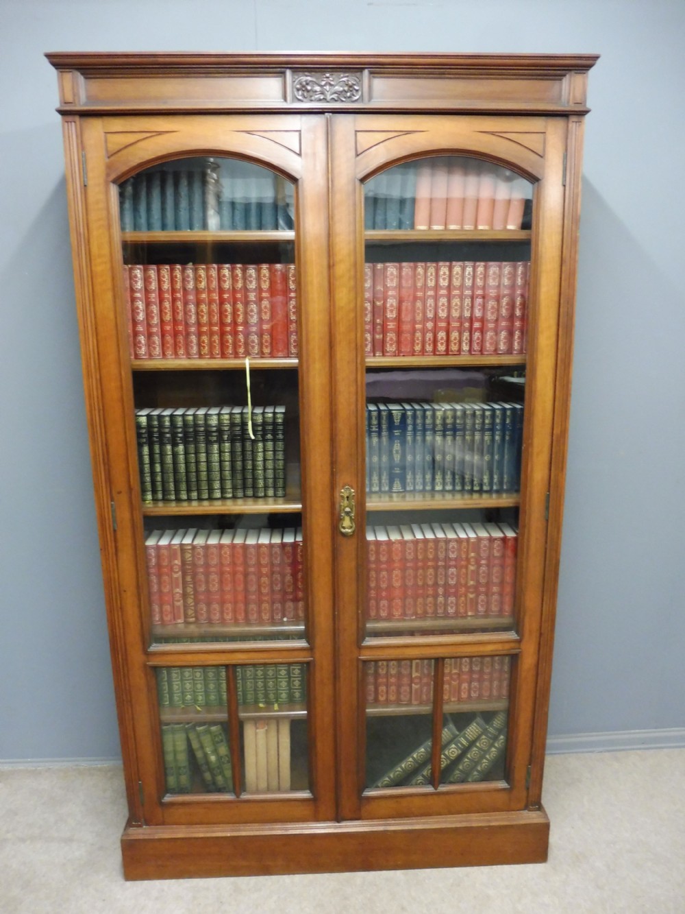 VICTORIAN PERIOD WALNUT BOOKCASE View III