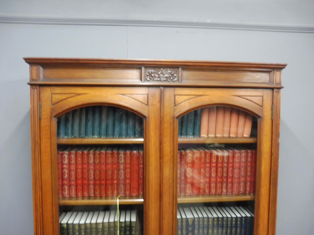 VICTORIAN PERIOD WALNUT BOOKCASE View V