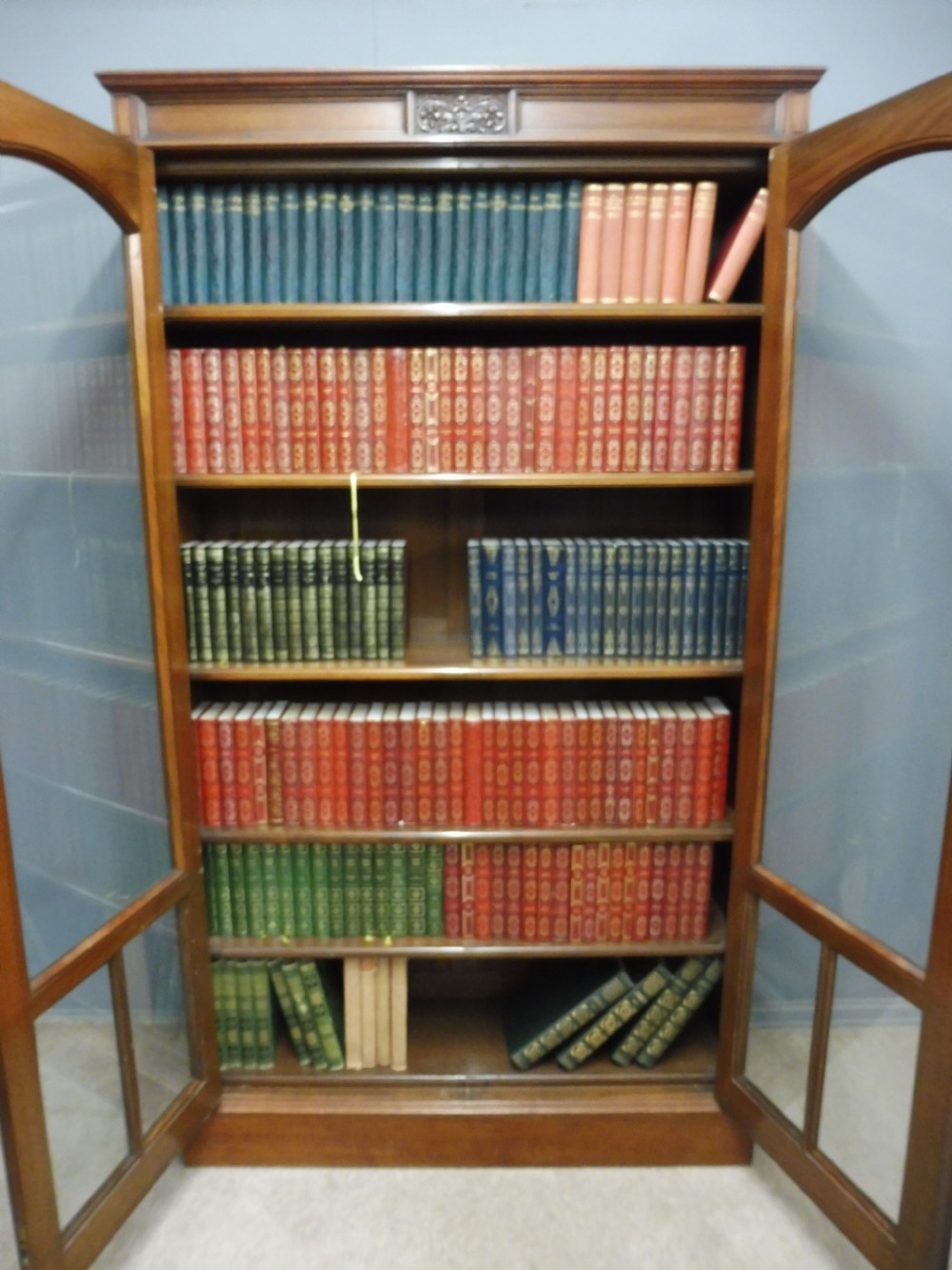 VICTORIAN PERIOD WALNUT BOOKCASE View IX
