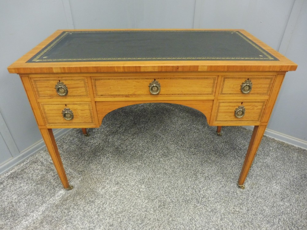 EDWARDIAN SATINWOOD WRITING DESK View IV