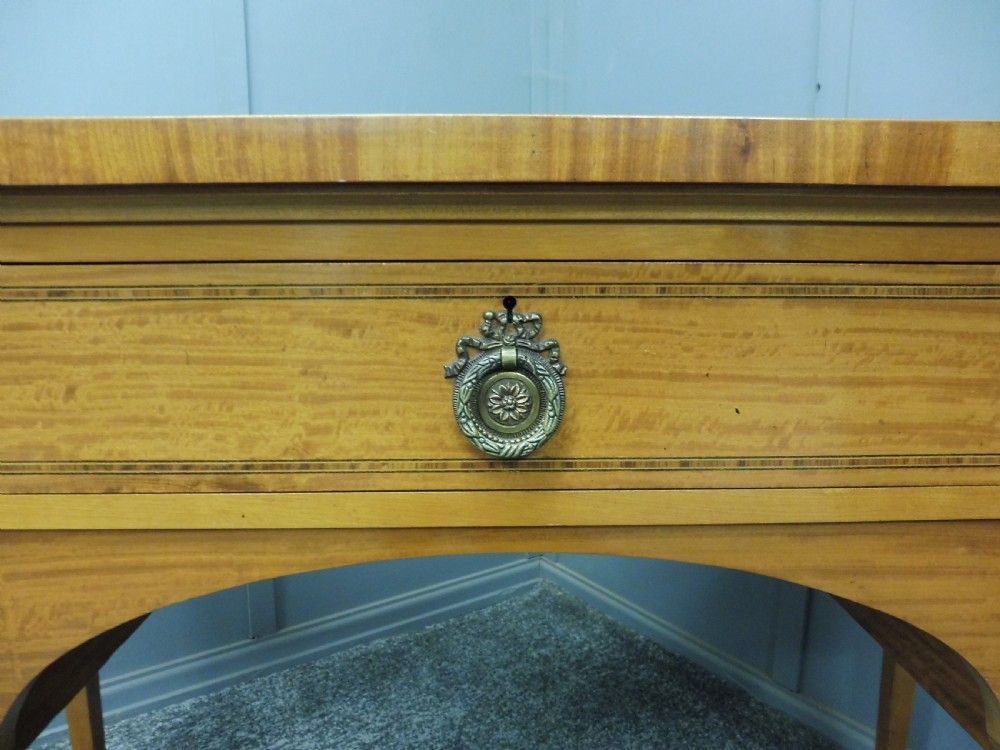 EDWARDIAN SATINWOOD WRITING DESK View XIV