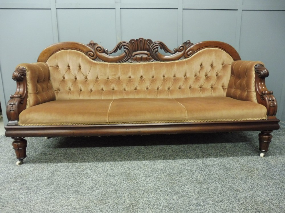 VERY IMPRESSIVE EARLY 19TH CENTURY SOFA View II