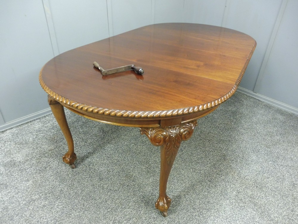 EDWARDIAN MAHOGANY TABLE AND CHAIRS View IX