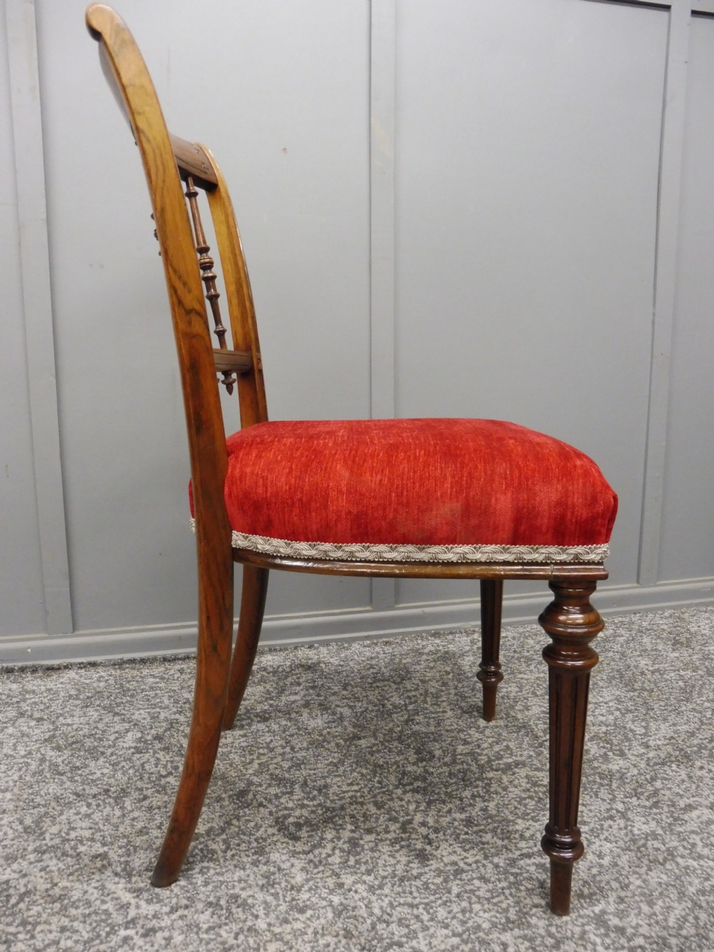 SET OF SIX SCOTTISH ROSEWOOD DINING CHAIRS View V
