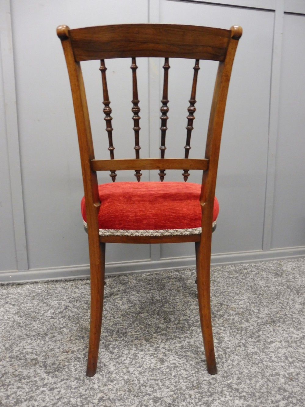 SET OF SIX SCOTTISH ROSEWOOD DINING CHAIRS View VI