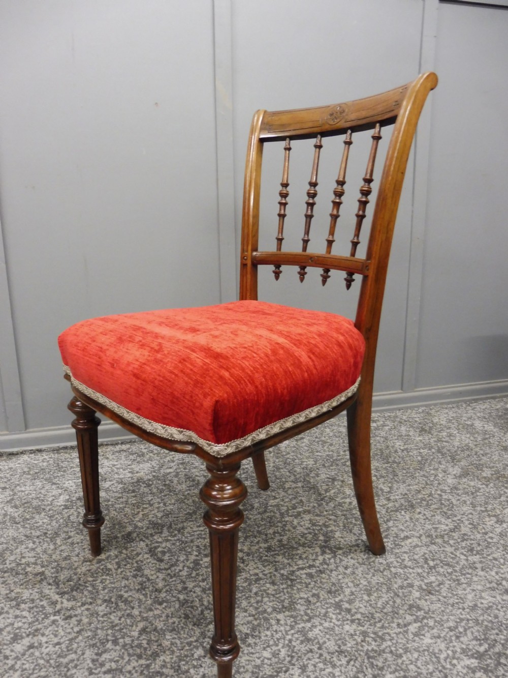 SET OF SIX SCOTTISH ROSEWOOD DINING CHAIRS View VIII