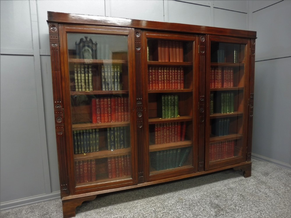 EDWARDIAN MAHOGANY BOOKCASE View II