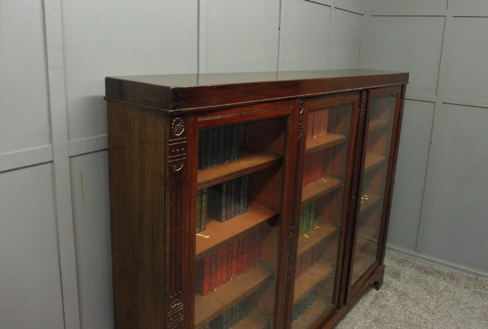 EDWARDIAN MAHOGANY BOOKCASE View IV