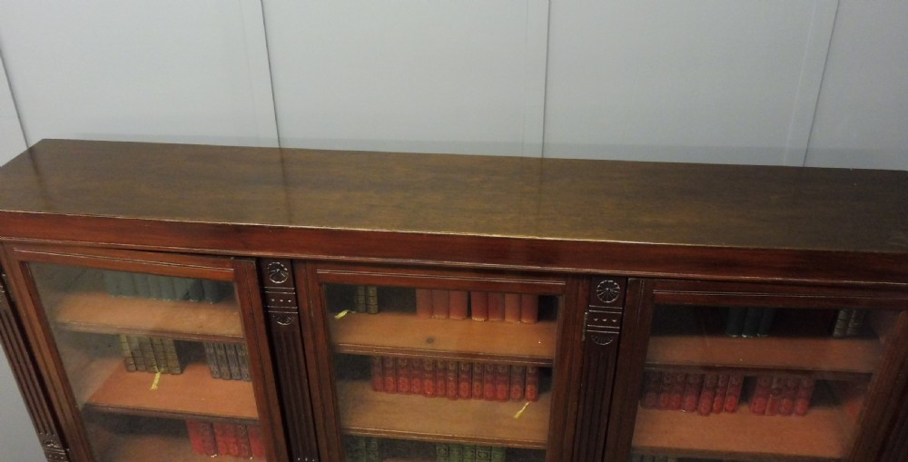 EDWARDIAN MAHOGANY BOOKCASE View V