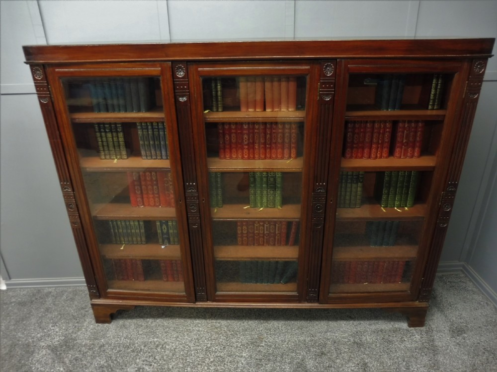 EDWARDIAN MAHOGANY BOOKCASE View VI