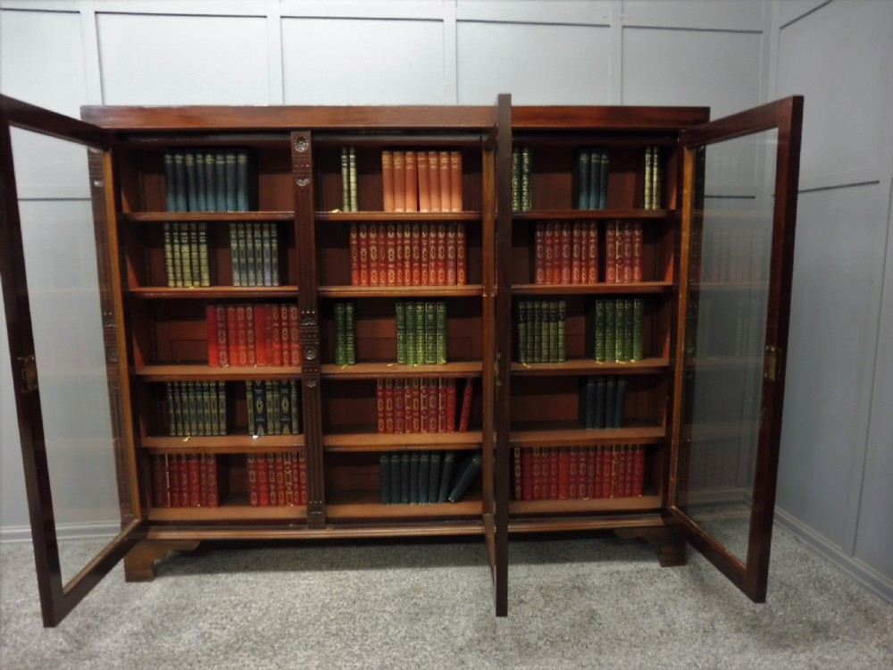 EDWARDIAN MAHOGANY BOOKCASE View VII